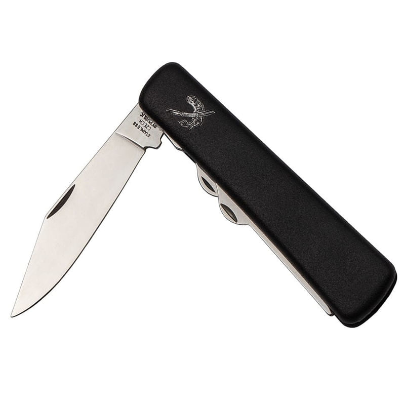 Sport si Outdoor - Camping - Cutite, bricege si accesorii - Cutite si bricege - Briceag de buzunar IdeallStore®, Fisherman Tool, otel inoxidabil, 17.5 cm, negru - Infinity.ro
