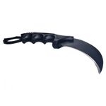 Sport si Outdoor/Camping/Cutite, bricege si accesorii/Cutite si bricege - Set 4 ustensile DeltaForce, topor si 3 cutite, otel inoxidabil, negru - Infinity.ro