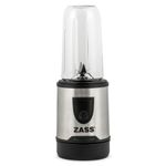 Electronice si Electrocasnice - Electrocasnice bucatarie - Mixere, tocatoare & roboti de bucatarie - Blendere si mini tocatoare - Tocator (Chopper) multifunctional (4 in 1) Zass ZMCH 02, negru-argintiu - Infinity.ro