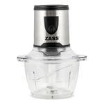 Electronice si Electrocasnice - Electrocasnice bucatarie - Mixere, tocatoare & roboti de bucatarie - Blendere si mini tocatoare - Tocator (Chopper) multifunctional (4 in 1) Zass ZMCH 02, negru-argintiu - Infinity.ro