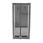 Casa si Gradina - Mobilier - Organizare si depozitare - Organizatoare pentru sertare si dulapuri - Organizator de garderoba material textil/metal, gri, DUMBO - Infinity.ro