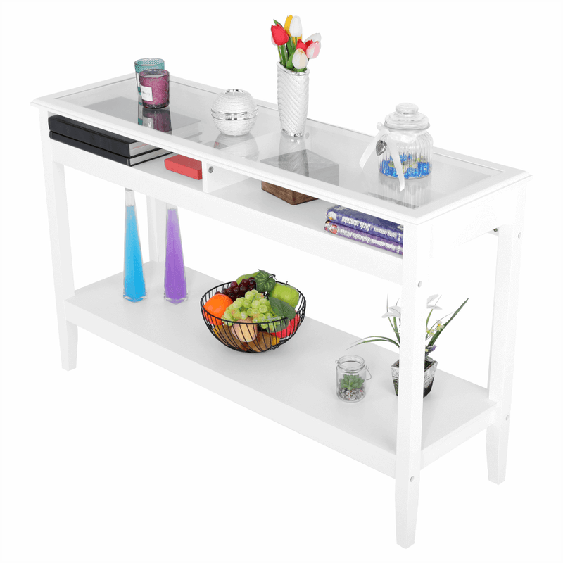 Casa si Gradina - Mobilier - Mese si birouri - Masute de cafea - Masuta tip consola, alb, FARUS - Infinity.ro
