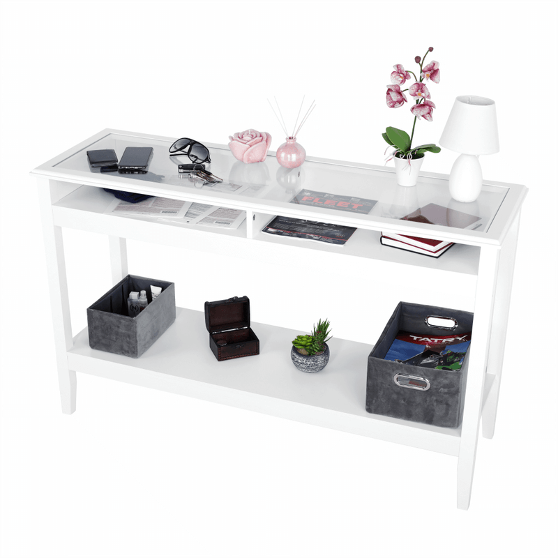 Casa si Gradina - Mobilier - Mese si birouri - Masute de cafea - Masuta tip consola, alb, FARUS - Infinity.ro