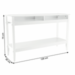 Casa si Gradina - Mobilier - Mese si birouri - Masute de cafea - Masuta tip consola, alb, FARUS - Infinity.ro