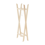 Casa si Gradina - Mobilier - Mese si birouri - Masute de cafea - Masuta de servire cu doua tavi detasabile, alb/natural, NORGE - Infinity.ro