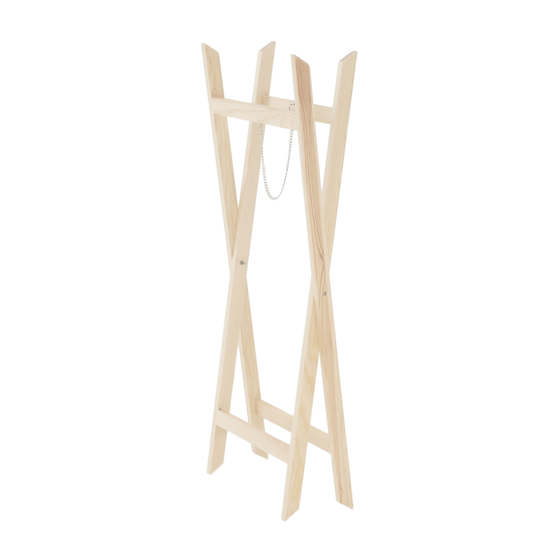 Casa si Gradina - Mobilier - Mese si birouri - Masute de cafea - Masuta de servire cu doua tavi detasabile, alb/natural, NORGE - Infinity.ro