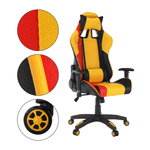 Casa si Gradina - Mobilier - Scaune si fotolii - Fotolii - Fotoliu birou/gaming, galben/negru/portocaliu, SOLERO - Infinity.ro