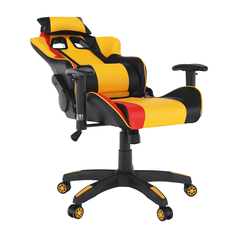 Casa si Gradina - Mobilier - Scaune si fotolii - Fotolii - Fotoliu birou/gaming, galben/negru/portocaliu, SOLERO - Infinity.ro