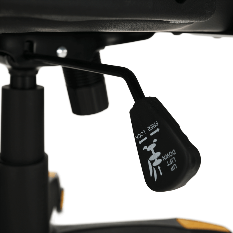 Casa si Gradina - Mobilier - Scaune si fotolii - Fotolii - Fotoliu birou/gaming, galben/negru/portocaliu, SOLERO - Infinity.ro