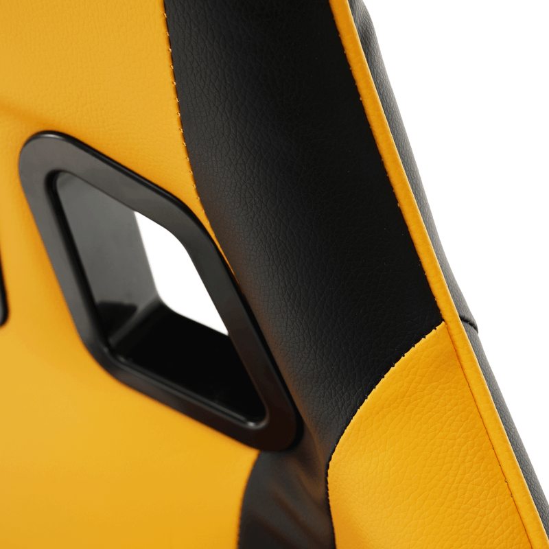 Casa si Gradina - Mobilier - Scaune si fotolii - Fotolii - Fotoliu birou/gaming, galben/negru/portocaliu, SOLERO - Infinity.ro