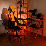 Casa si Gradina - Mobilier - Scaune si fotolii - Fotolii - Fotoliu birou/gaming, galben/negru/portocaliu, SOLERO - Infinity.ro