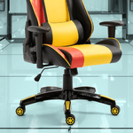 Casa si Gradina - Mobilier - Scaune si fotolii - Fotolii - Fotoliu birou/gaming, galben/negru/portocaliu, SOLERO - Infinity.ro