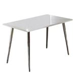 Casa si Gradina - Mobilier - Mese si birouri - Mese bucatarie si dining - Masa dining, MDF+crom, extra stralucire HG, 120x70 cm, PEDRO - Infinity.ro