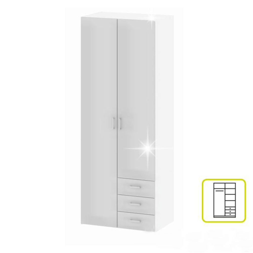 Dulap 2 usi stejar sonoma gwen 70425 marketplace online infinity ro
