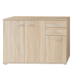 Casa si Gradina - Mobilier - Comode si corpuri - Comode - Comoda 1-3T2S, stejar sonoma, TAMPA - Infinity.ro