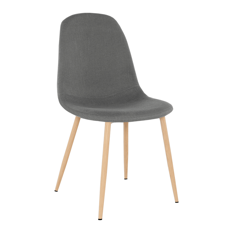 Casa si Gradina - Mobilier - Scaune si fotolii - Scaune - Scaun, textil gri inchis/fag, LEGA - Infinity.ro