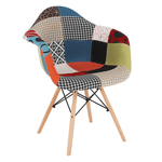 Casa si Gradina - Mobilier - Scaune si fotolii - Scaune - Scaun, tesatura patchwork/fag, TOBO 3  NEW - Infinity.ro