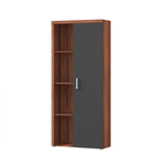 Casa si Gradina - Mobilier - Dulapuri si sifoniere - Dulapuri - Dulap cu polite CHERIS 2, prun/grafit gri - Infinity.ro