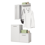 Casa si Gradina - Mobilier - Organizare si depozitare - Cuiere - Ansamblu pentru hol, alb, MIDL - Infinity.ro