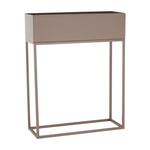 Casa si Gradina - Gradinarit si plante - Plante si ghivece - Ghivece si suporturi - Ghiveci de flori din metal multifunctional, gri deschis Taupe, INDIZE TYP 3 WL4214 - Infinity.ro