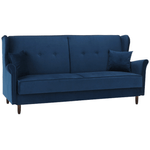 Casa si Gradina - Mobilier - Canapele si coltare - Coltare - Coltar extensibil, material textil albastru, COLUMBUS - Infinity.ro
