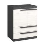 Casa si Gradina - Mobilier - Comode si corpuri - Comode - Comoda, pin andersen/gri grafit, BEVERLY - Infinity.ro