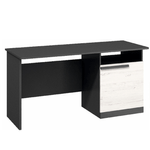 Casa si Gradina - Mobilier - Mese si birouri - Birouri - Birou PC, pin andersen/gri grafit, BEVERLY - Infinity.ro