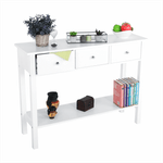 Casa si Gradina - Mobilier - Mese si birouri - Masute de cafea - Masuta tip consola, alb, NITRO - Infinity.ro