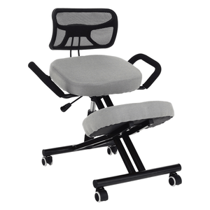 Scaun de ingenunchiere ergonomic, gri-maro Taupe / negru, RUFUS