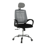 Casa si Gradina - Mobilier - Scaune si fotolii - Fotolii - Fotoliu de birou, gri/negru ELMAS - Infinity.ro