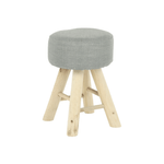 Casa si Gradina - Mobilier - Scaune si fotolii - Tabureti - Taburet, gri deschis/natural, KIKO - Infinity.ro