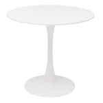 Casa si Gradina - Mobilier - Mese si birouri - Mese bucatarie si dining - Masa dining, runda, alb mat, diametru 80 cm, REVENTON - Infinity.ro