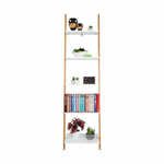 Casa si Gradina - Mobilier - Biblioteci si rafturi - Etajere - Etajera, alb/bambus, GAPA TYP 3 - Infinity.ro