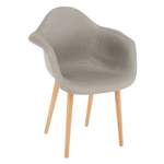 Casa si Gradina - Mobilier - Scaune si fotolii - Fotolii - Fotoliu de design, gri/fag, KADIR NEW TIP 4 - Infinity.ro