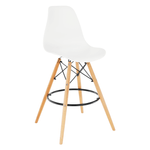 Casa si Gradina - Mobilier - Scaune si fotolii - Scaune - Scaun de bar, alb/fag, CARBRY 2 NEW - Infinity.ro