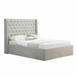 Casa si Gradina - Mobilier - Paturi si accesorii - Paturi - Pat, gri deschis, JOSIE, 160x200 - Infinity.ro