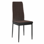 Casa si Gradina - Mobilier - Scaune si fotolii - Scaune - Scaun bucatarie, maro inchis/negru, ENRA - Infinity.ro
