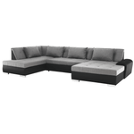 Casa si Gradina - Mobilier - Canapele si coltare - Canapele - Canapea, gri/negru, model stanga, LIBERTO U - Infinity.ro