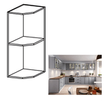 Casa si Gradina - Mobilier - Comode si corpuri - Corpuri bucatarie - Cabinet superior deschis, alb, LAYLA G25PZ - Infinity.ro