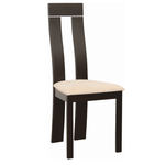 Casa si Gradina - Mobilier - Scaune si fotolii - Scaune - Scaun din lemn, wenge/textil bej magnolie, DESI NEW - Infinity.ro