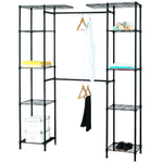 Casa si Gradina - Mobilier - Biblioteci si rafturi - Rafturi - Raft reglabil, negru, GELBAN - Infinity.ro