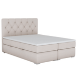 Casa si Gradina - Mobilier - Paturi si accesorii - Paturi - Pat boxspring, bej, 180x200, ESHLY - Infinity.ro
