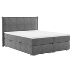 Casa si Gradina - Mobilier - Paturi si accesorii - Paturi - Pat boxspring, gri, 180x200, MEGAN - Infinity.ro