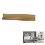 Casa si Gradina - Mobilier - Biblioteci si rafturi - Rafturi - Polita MZ18, alb / stejar grand, LEON - Infinity.ro