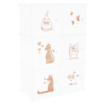 Casa si Gradina - Mobilier - Dulapuri si sifoniere - Dulapuri - Dulap pentru copii,  alb / model copii, DINOS - Infinity.ro