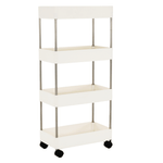 Casa si Gradina - Mobilier - Biblioteci si rafturi - Etajere - Etajera mobila, alb, DALEM - Infinity.ro