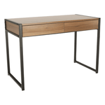 Casa si Gradina - Mobilier - Mese si birouri - Birouri - Birou, stejar / negru, ALYSANDRA TYPE 2 - Infinity.ro