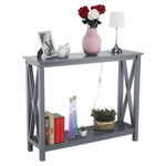 Casa si Gradina - Mobilier - Mese si birouri - Masute de cafea - Masuta tip consola, gri inchis, SONET - Infinity.ro