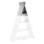 Casa si Gradina - Mobilier - Biblioteci si rafturi - Etajere - Etajera pentru rafturi pentru copii, alb / gri, BARNIE - Infinity.ro
