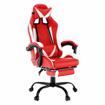Casa si Gradina - Mobilier - Scaune si fotolii - Fotolii - Fotoliu birou/gaming, negru/alb/rosu, OZGE NEW - Infinity.ro